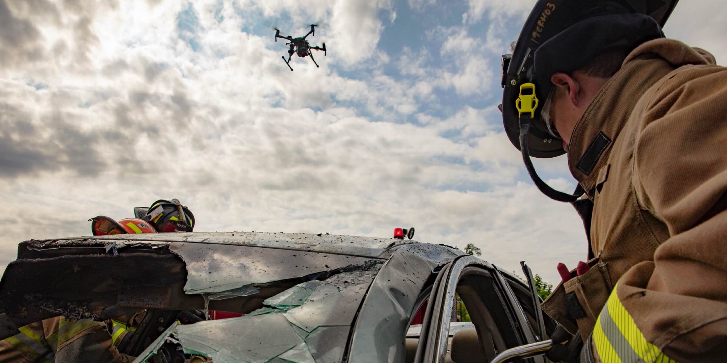 Los drones en el control de incendios