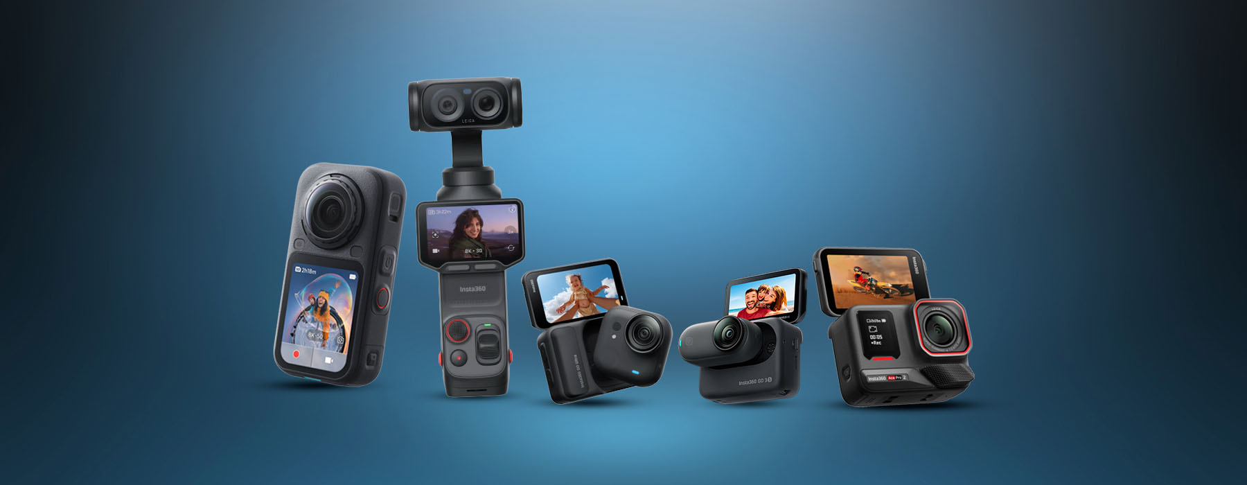 Cámaras Insta360.