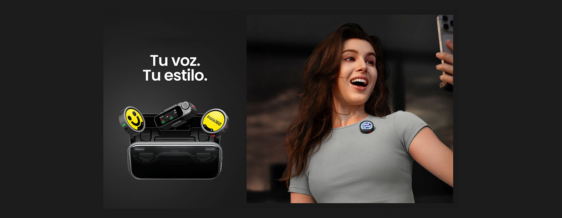 Micrófonos Insta360