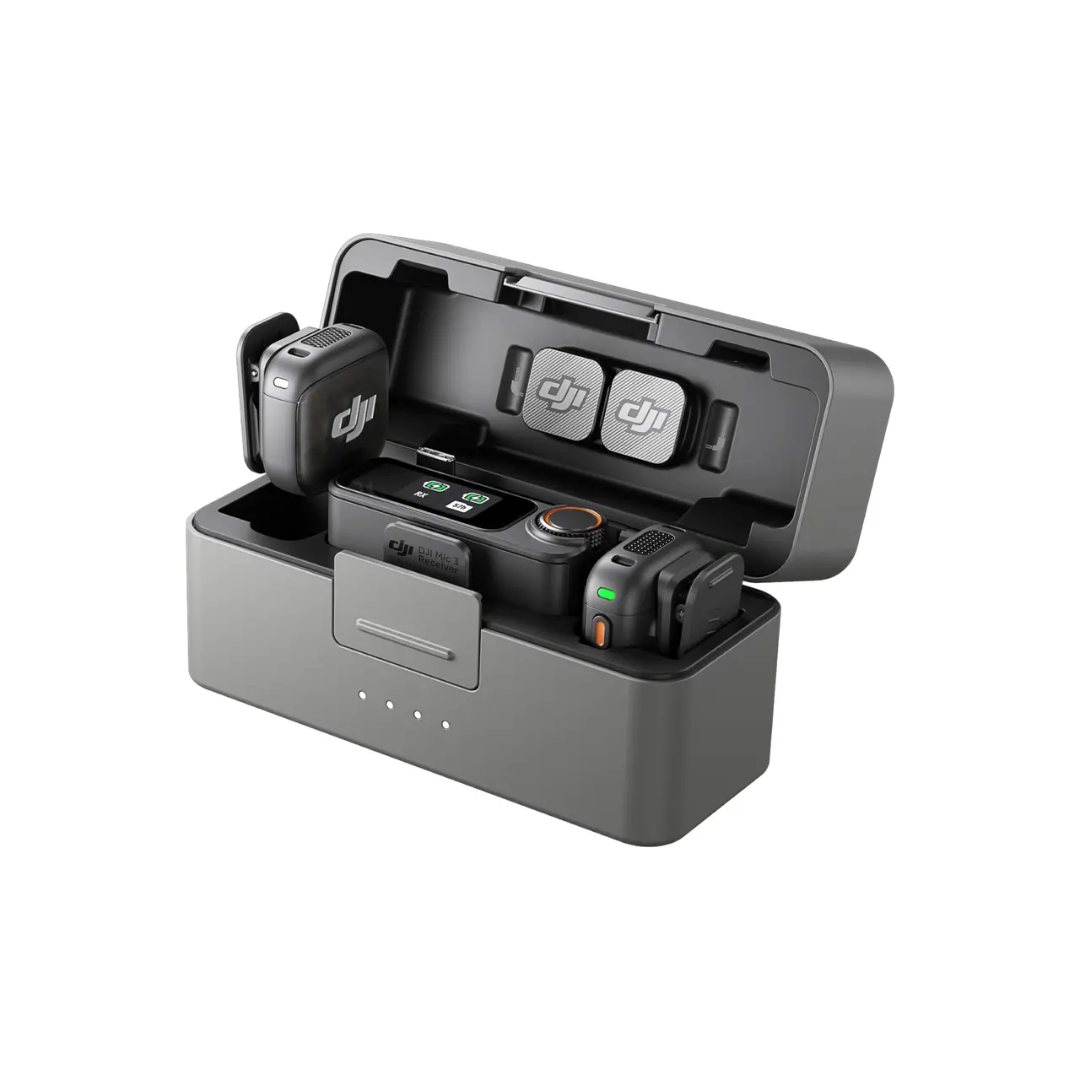 Nuevo Micrófono inalámbrico mini DJI Mic 3 (2TX + 1 RX) - Skymotion Colombia