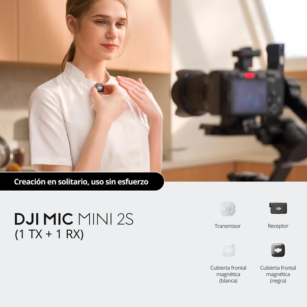 DJI Mic Mini 2S (1 TX + 1 RX) - Skymotion Colombia