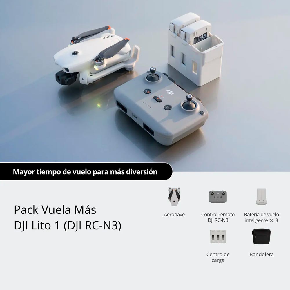 DJI Lito 1 Fly More Combo RC-N3 - Skymotion Colombia