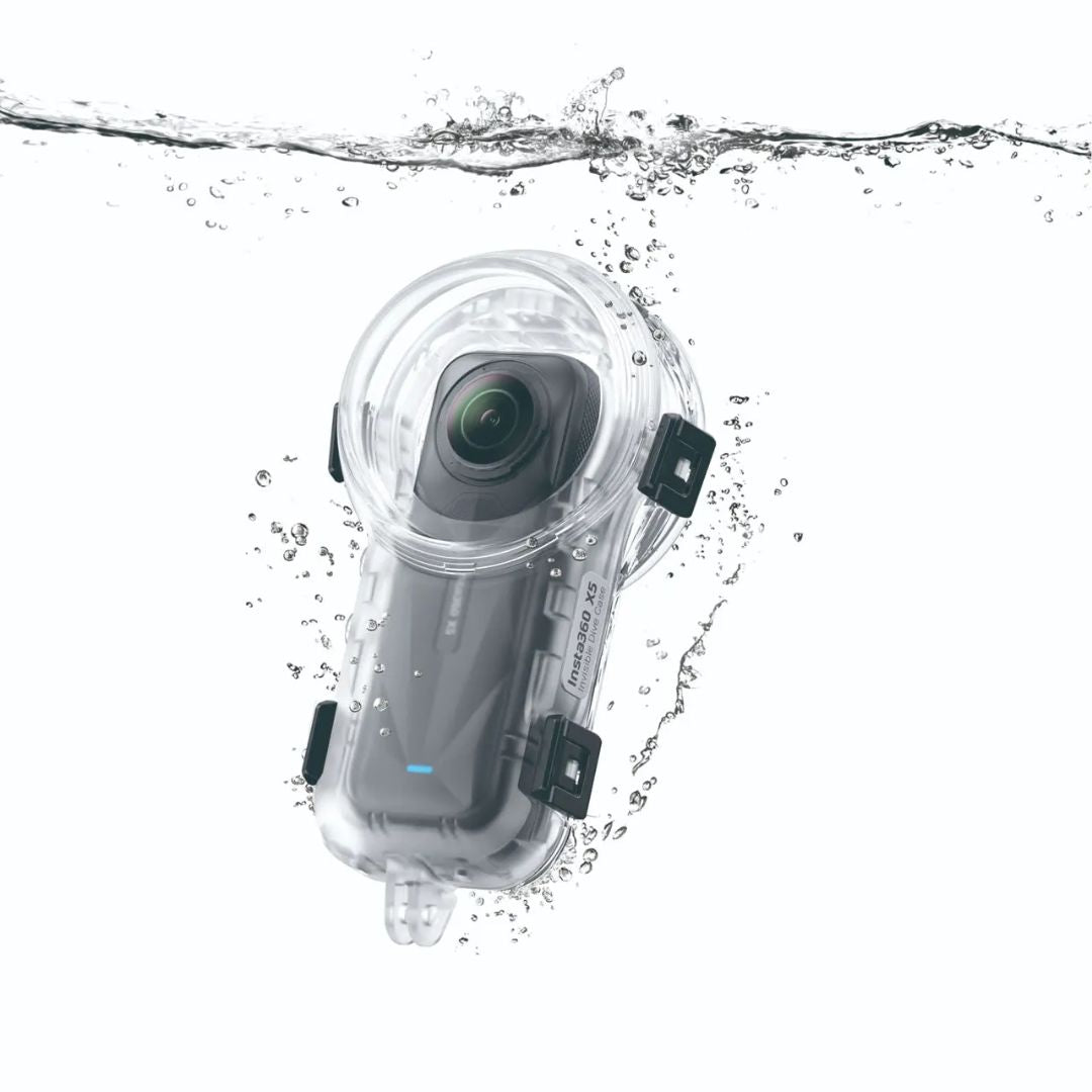 Funda de buceo invisible para insta360 X5 - Skymotion Colombia