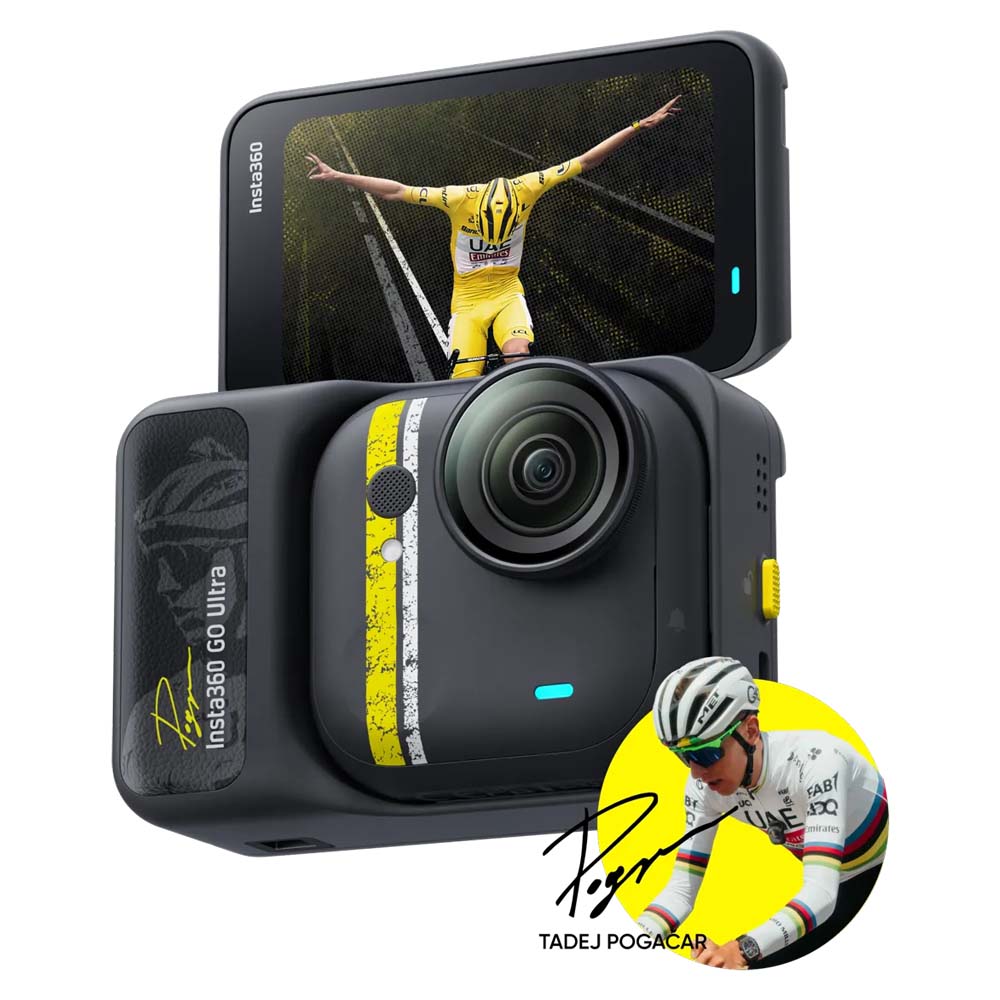 Insta360 GO Ultra Edición Tadej Pogačar | Cámara 4K Ciclismo
