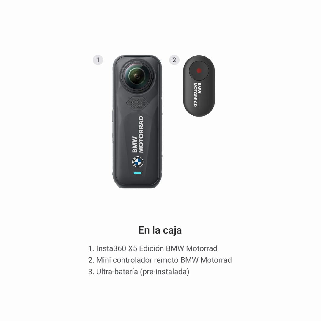Cámara Insta360 X5 BMW Motorrad Edition - Skymotion Colombia