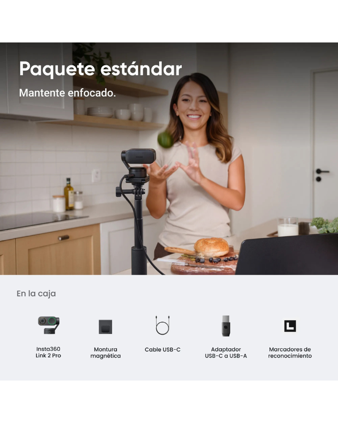 Camara Insta360 Link 2 Pro - Skymotion Colombia