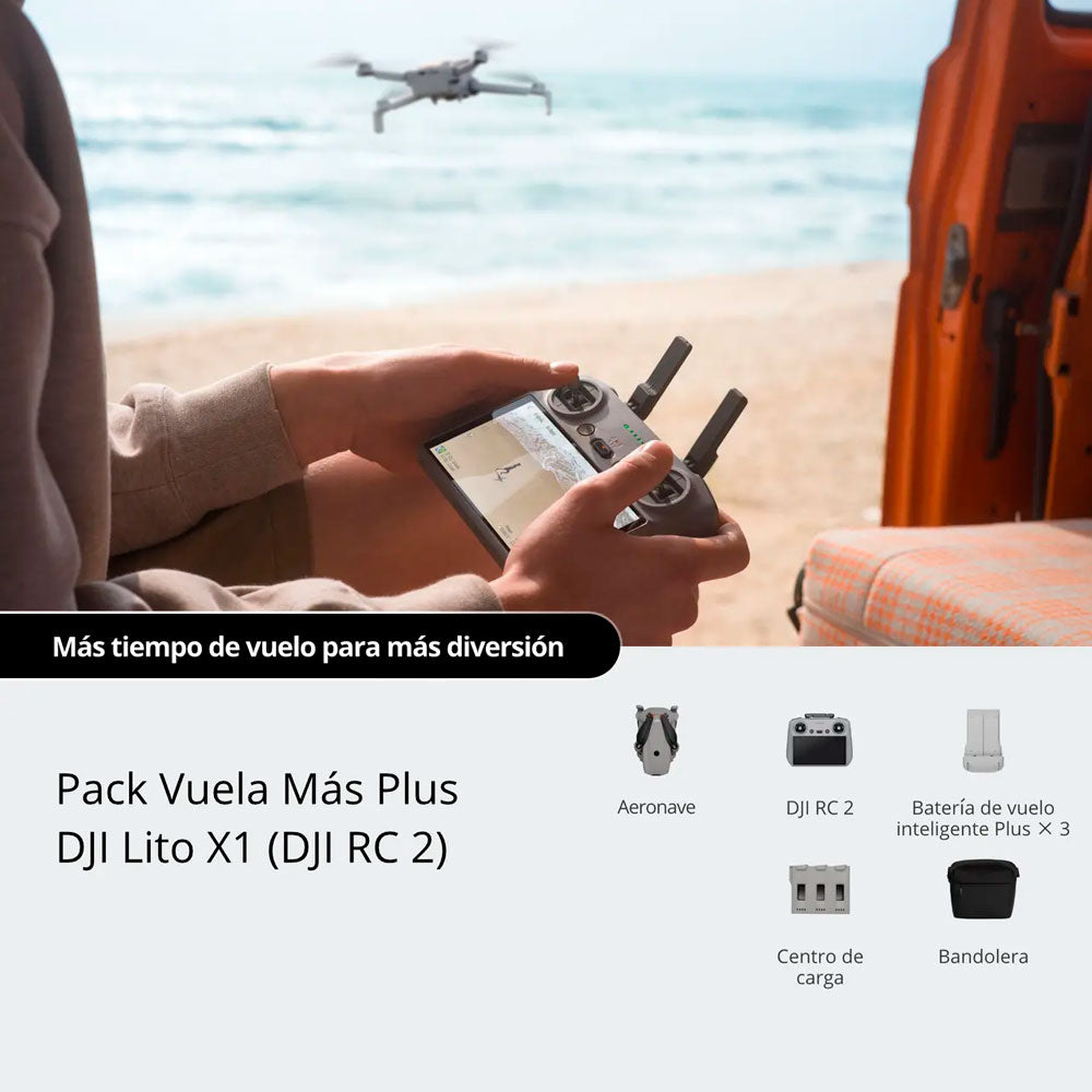 DJI Lito X1 Fly More Combo Plus RC-2 - Skymotion Colombia