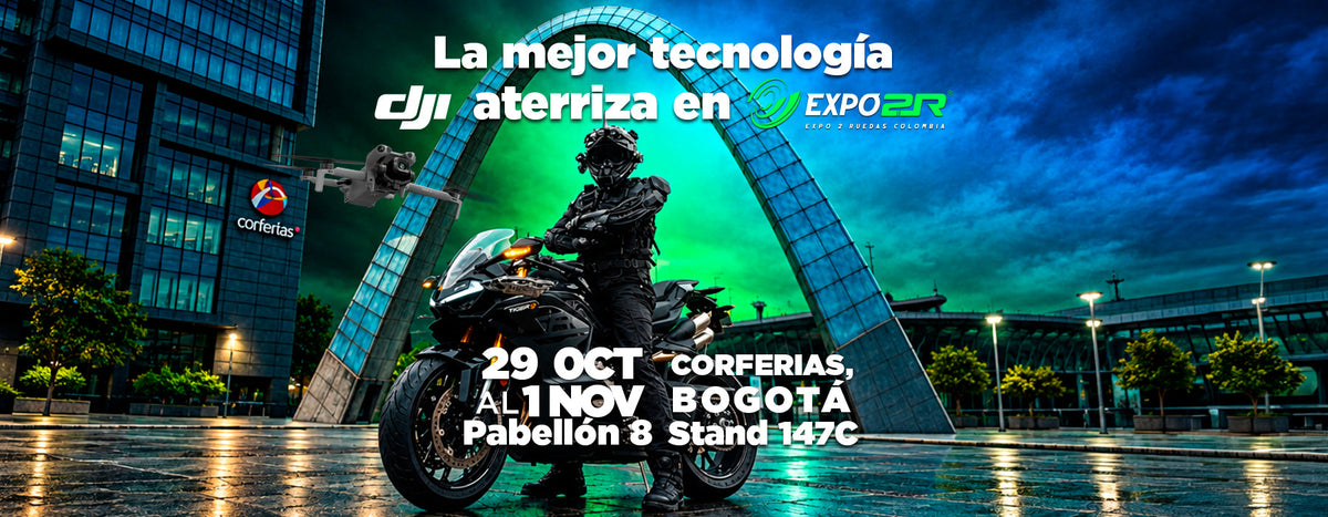 Sky Motion y DJI en Expo 2R: Drones, cámaras y la mejor tecnología para la comunidad motera
