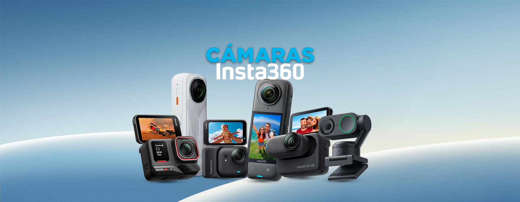 Cámaras Insta360.