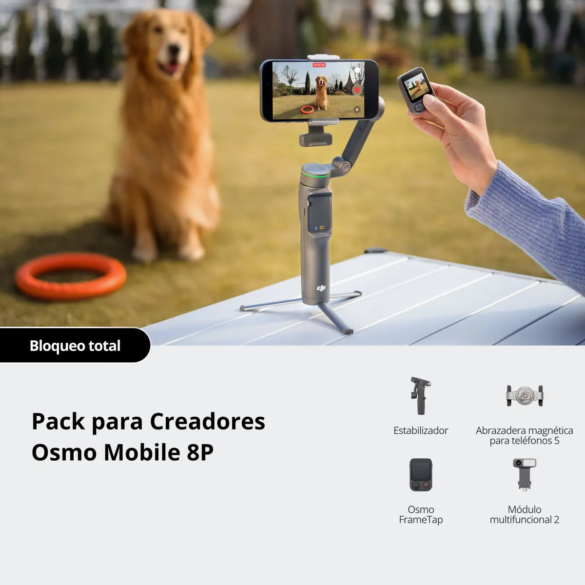 DJI Osmo Mobile 8P Pack Seguimiento Avanzado