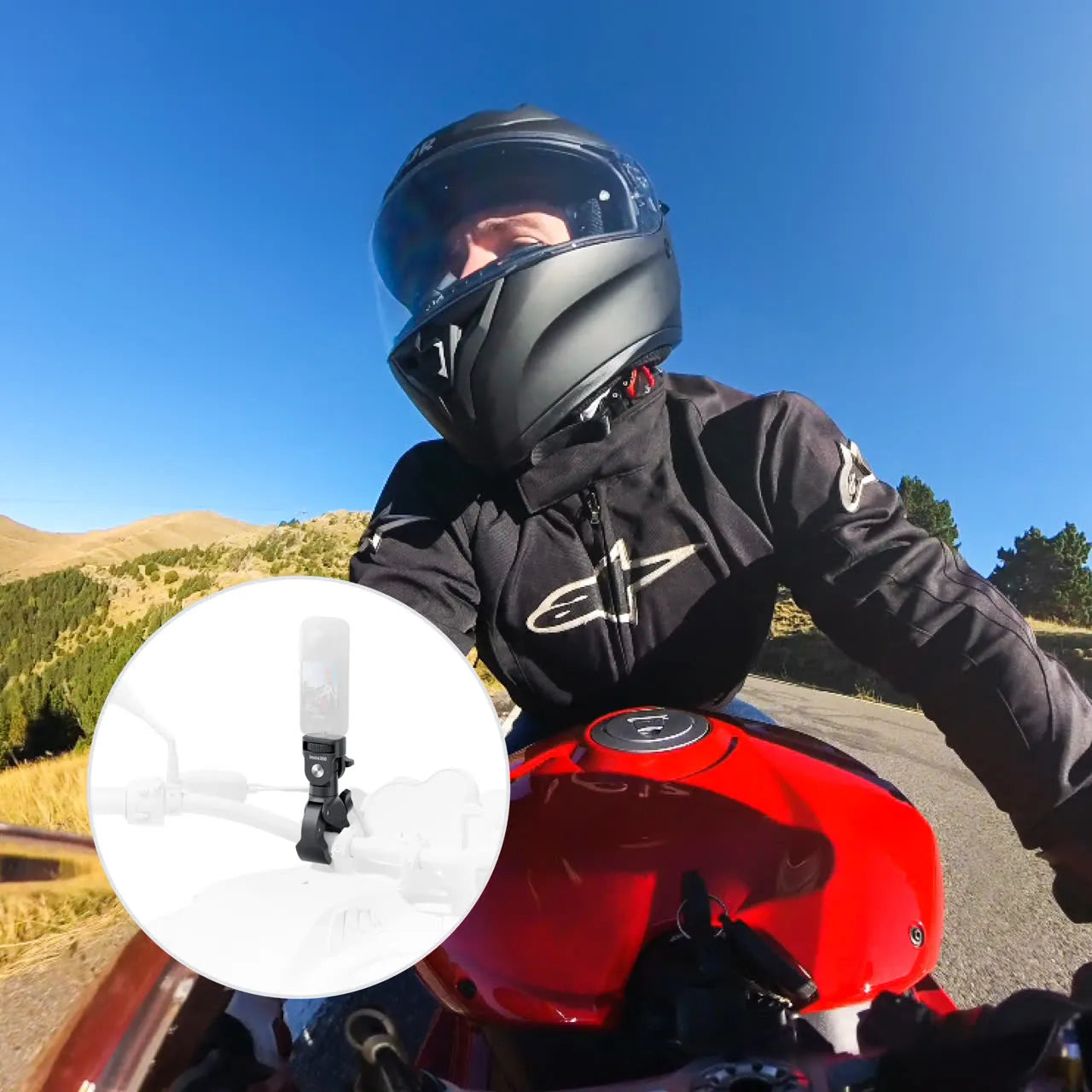 Montura Insta360 de Pinza Ultra-Resistente
