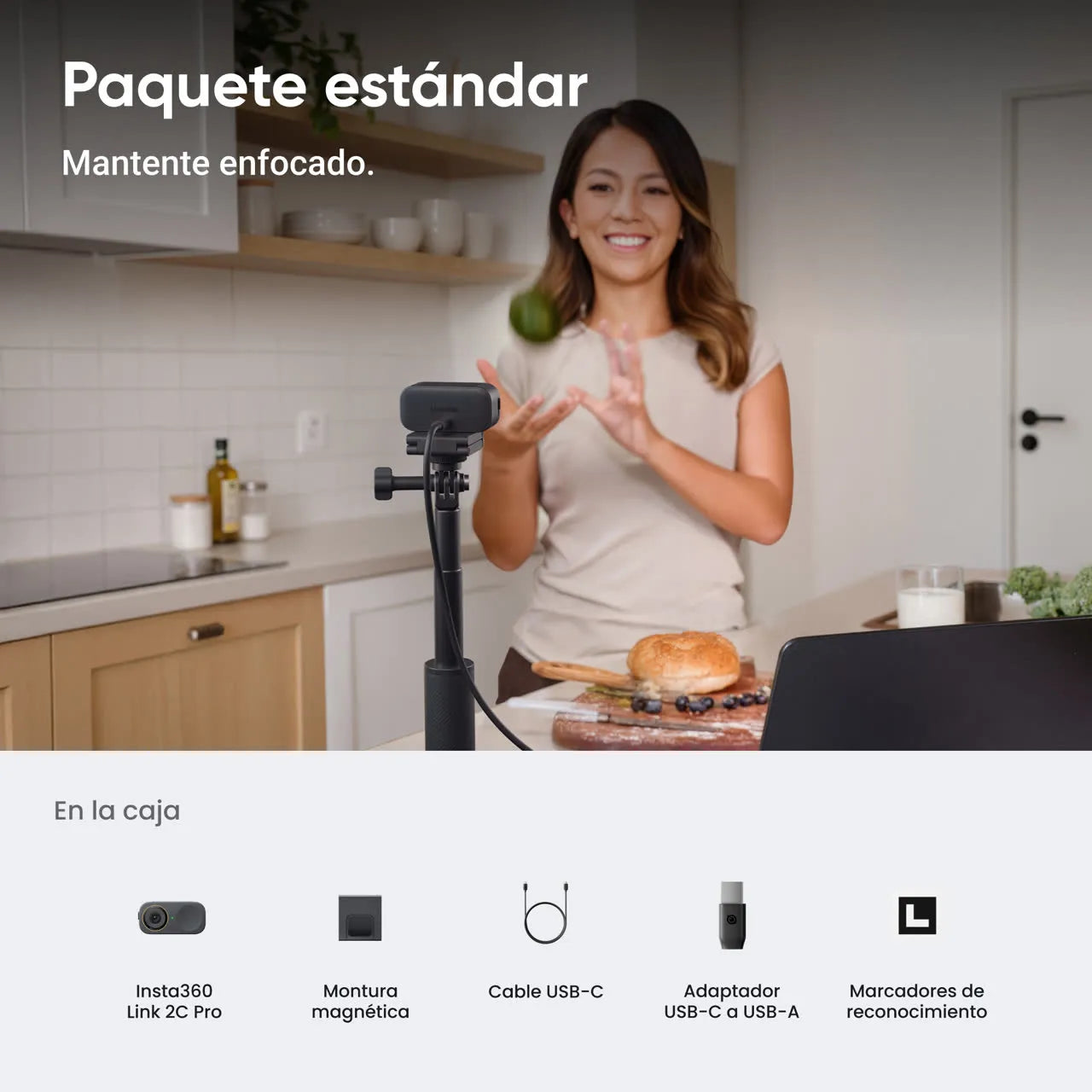 Insta360 Link 2C Pro - Skymotion Colombia