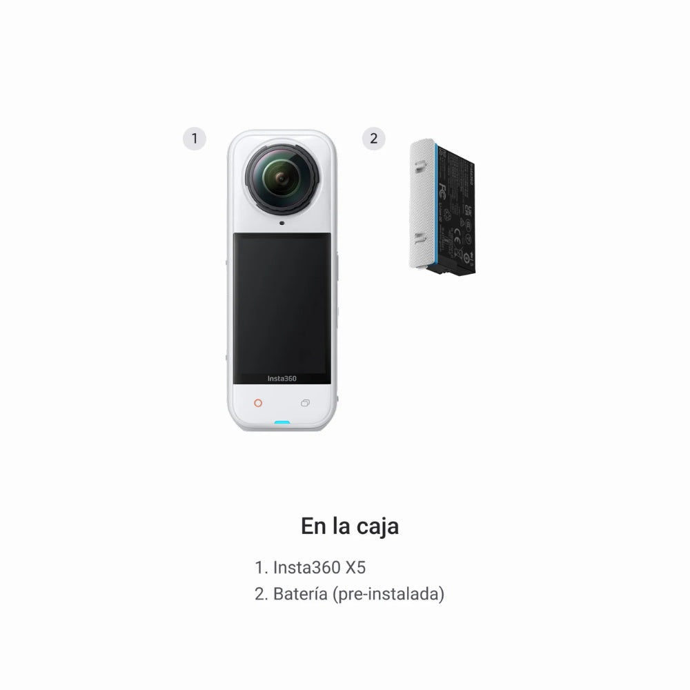 Insta360 X5 Edición Limitada Blanco Satinado - Skymotion Colombia