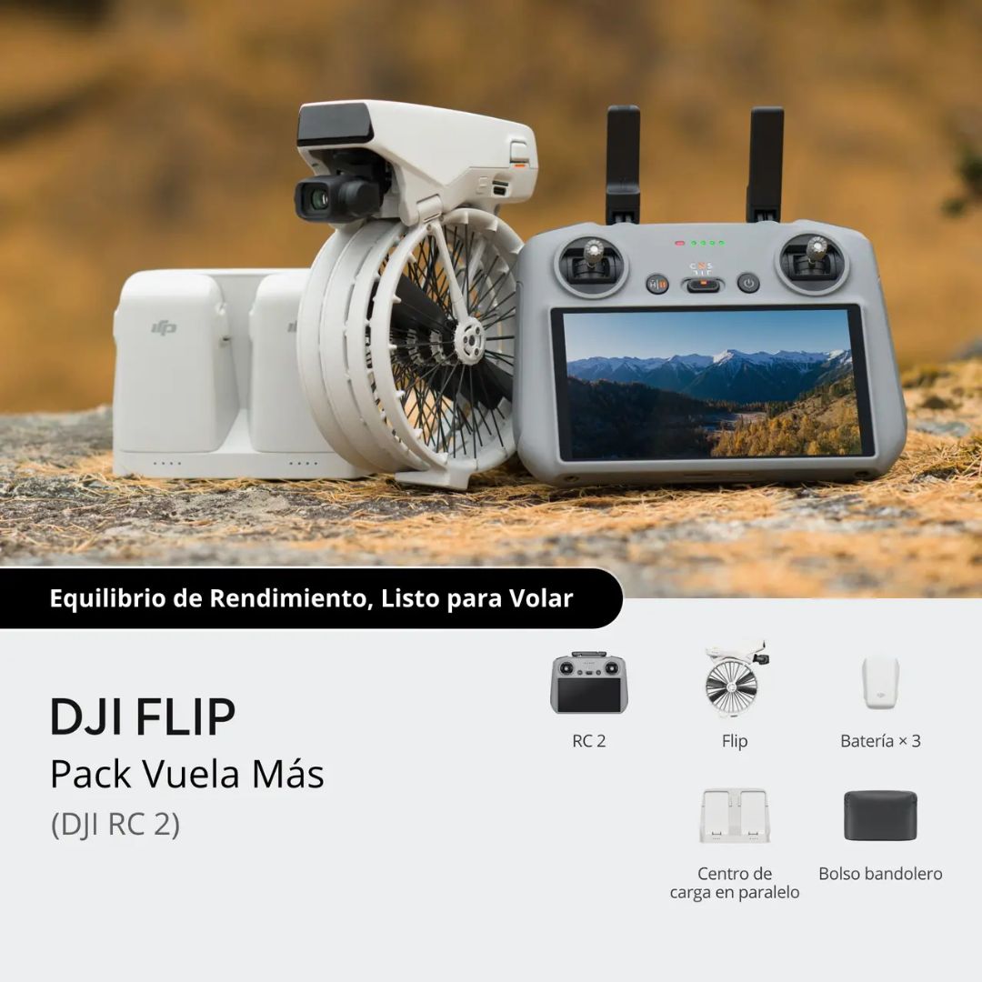 Dron DJI FLIP combo RC2