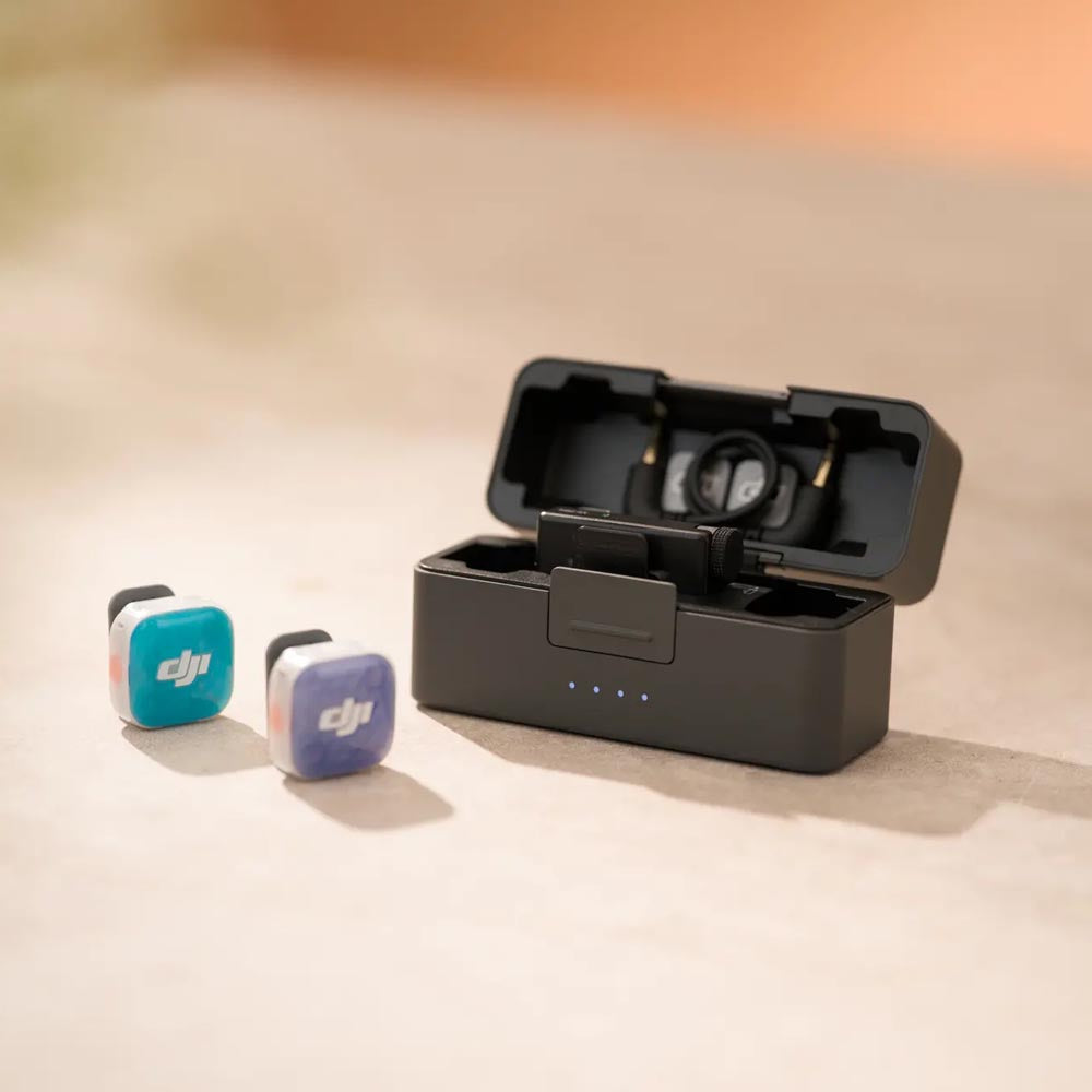 DJI Mic Mini 2S (2 TX + 1 RX + estuche de carga) - Skymotion Colombia