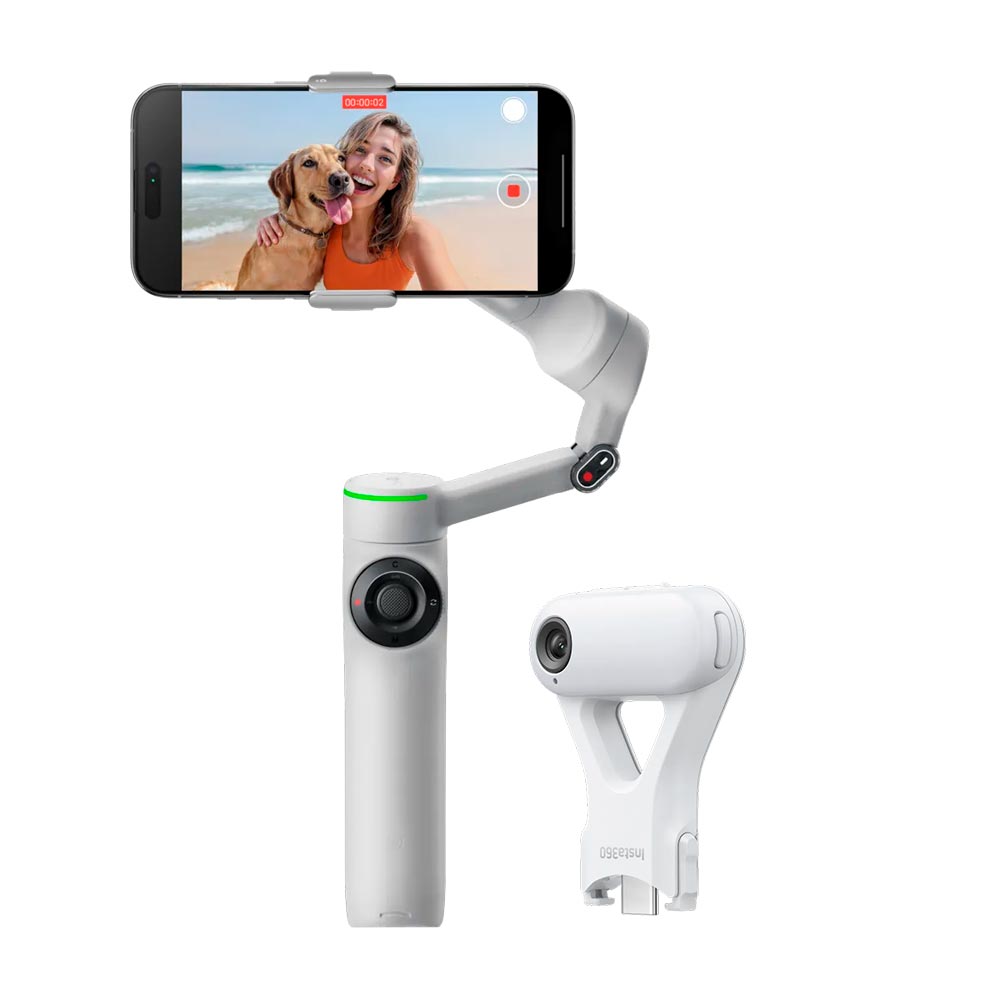 Insta360 Flow 2 Pro Gris Paquete Gimbal con IA - Skymotion Colombia