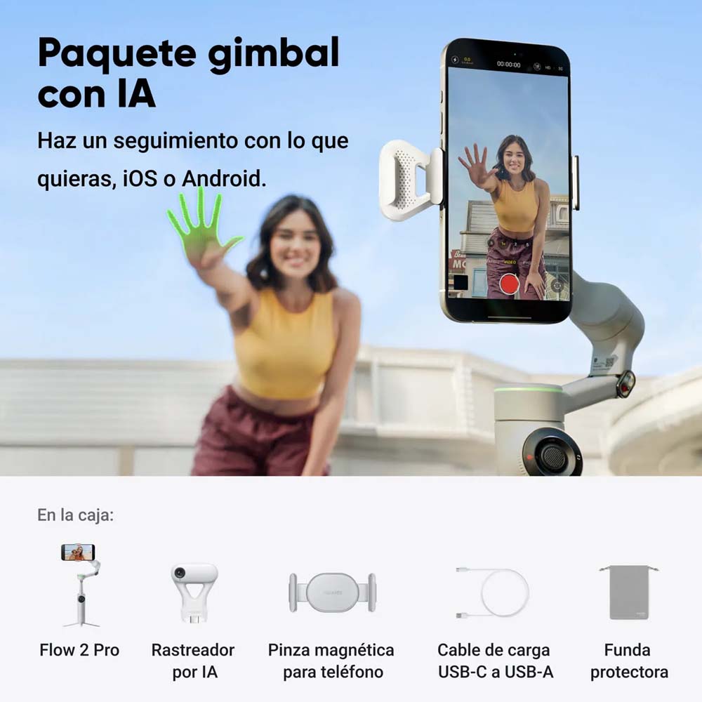 Paquete gimbal con IA