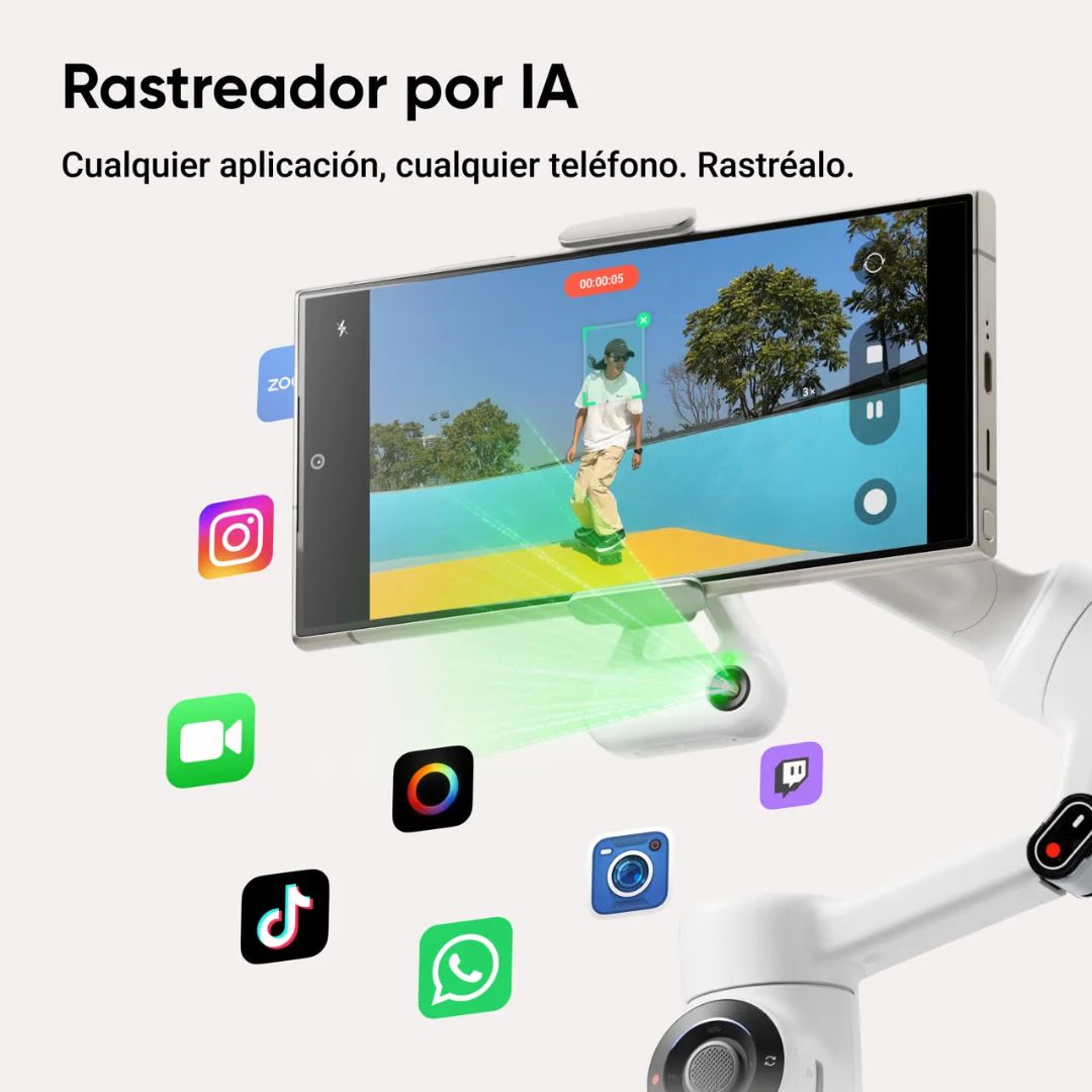 Insta360 Flow 2 Plus Gris - Skymotion Colombia