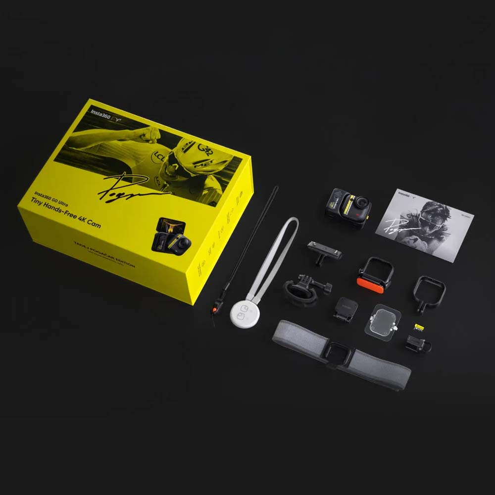 Insta360 GO Ultra Edición Tadej Pogačar | Cámara 4K Ciclismo - Skymotion Colombia