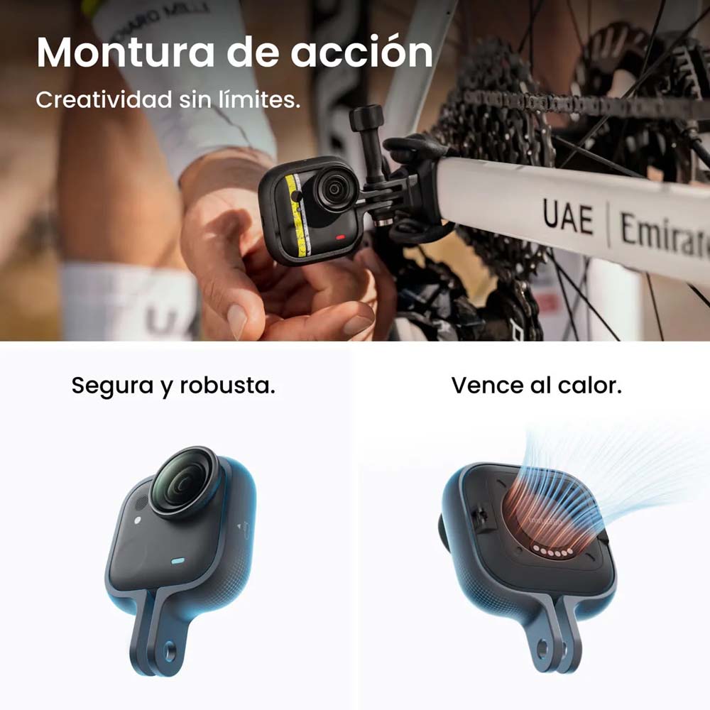 Insta360 GO Ultra Edición Tadej Pogačar | Cámara 4K Ciclismo - Skymotion Colombia
