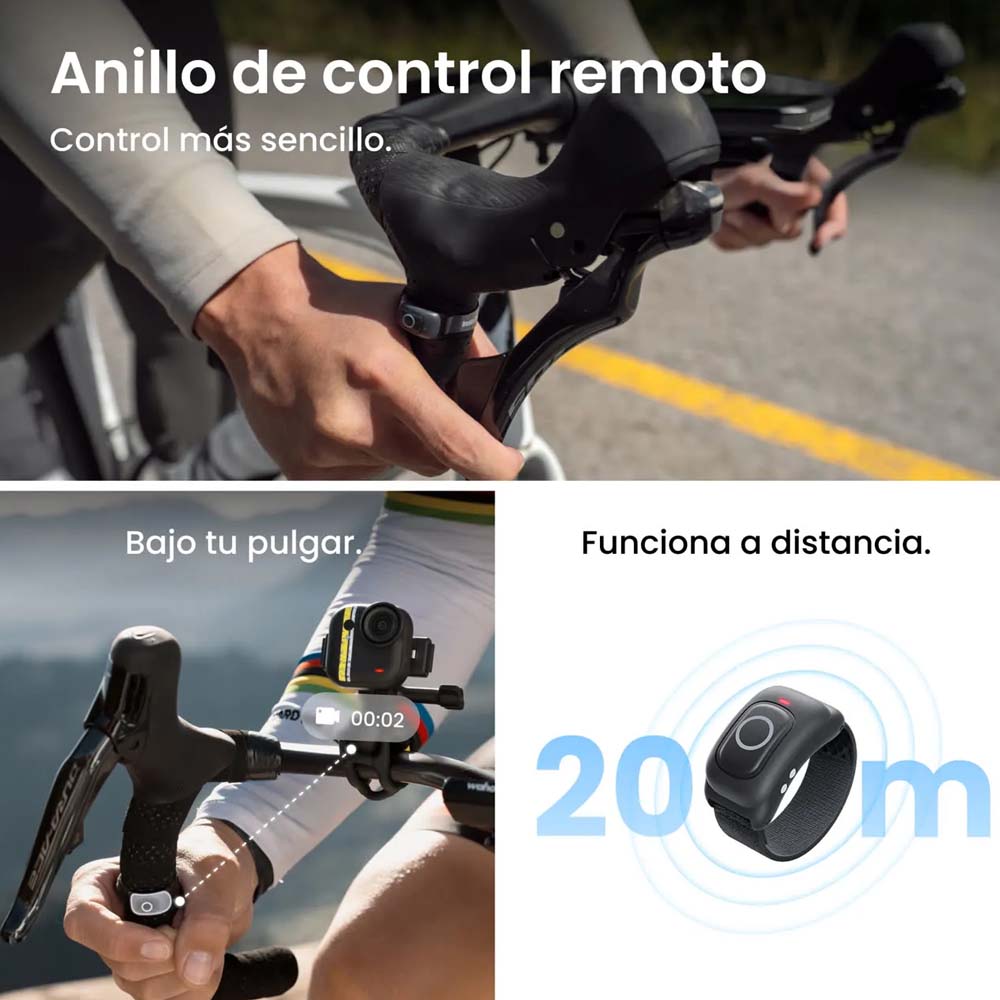Insta360 GO Ultra Edición Tadej Pogačar | Cámara 4K Ciclismo - Skymotion Colombia