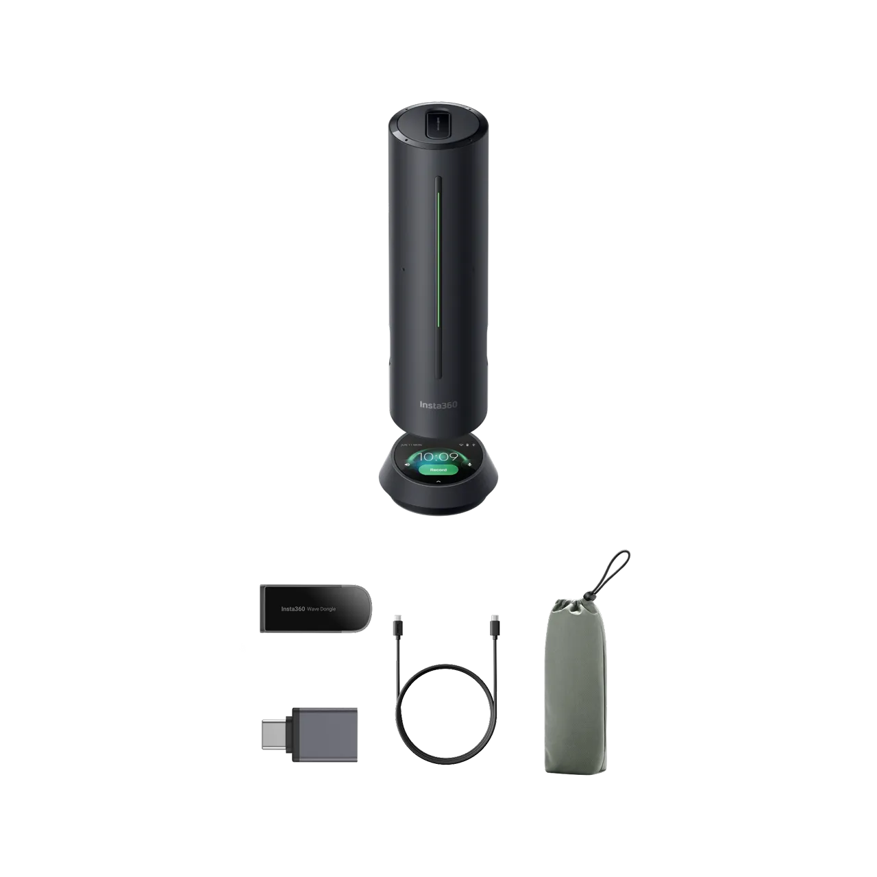 Insta360 Wave Negro - Altavoz profesional con IA - Skymotion Colombia